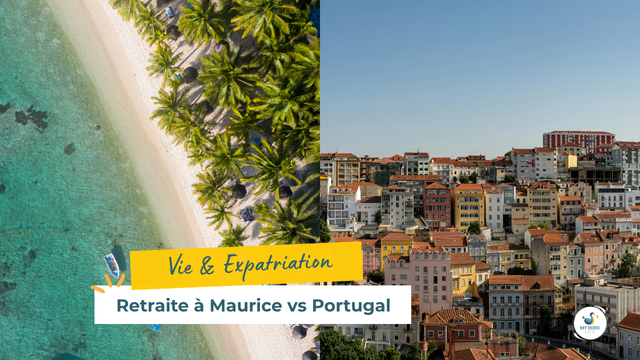 Retraite : Île Maurice vs Portugal — comparaison