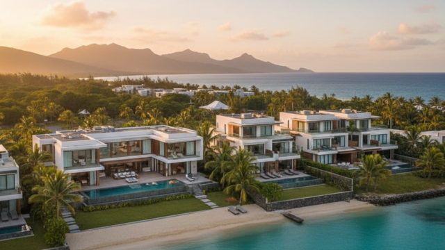 Villa de luxe à l’île Maurice avec piscine, immobilier haut de gamme