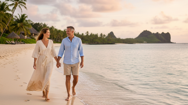 Valise sur la plage, quitter Paris pour vivre sur une île : fantasmes vs réalité