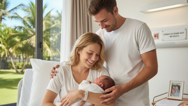 Bébé avec ses parents, démarches pour un enfant né à Maurice de parents étrangers