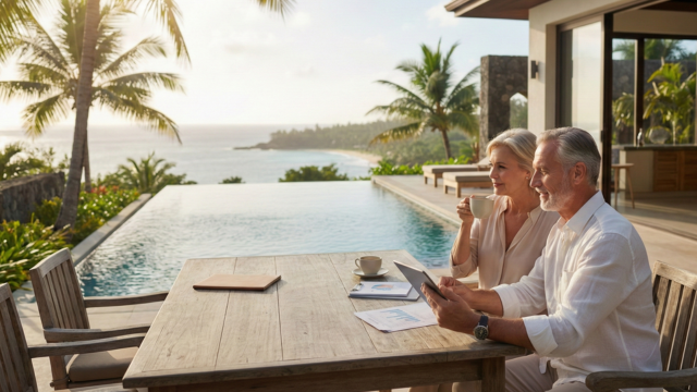 Retraité consultant des documents, transférer sa pension vers Maurice