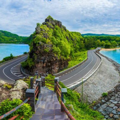 Vue panoramique sur les paysages de l’île Maurice