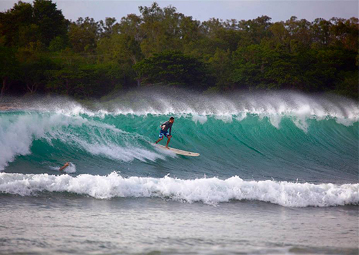 Surf à Tamarin à l’île Maurice